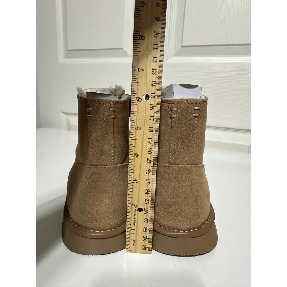 Universal Thread May Ankle Boots Memory Foam Color Tan size 11 NWT